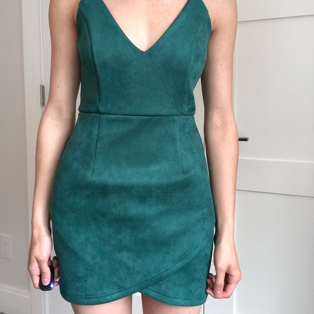 NWT: Lulu’s Super Down XS Green Dress